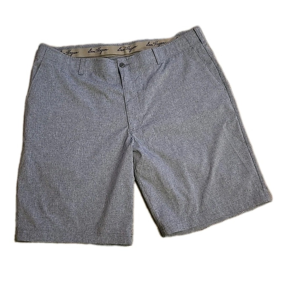 Ben Hogan Golf Shorts Mens 42 Blue Performance Stretch Lightweight Poly